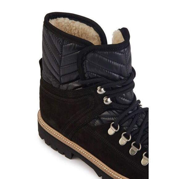 Ganni Black Walking Boot with Sherpa Lining NWOB Size 36 - Picture 4 of 13